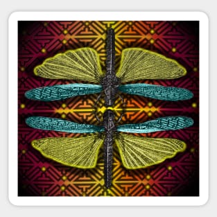 DRAGONFLY MATING DANCE Sticker